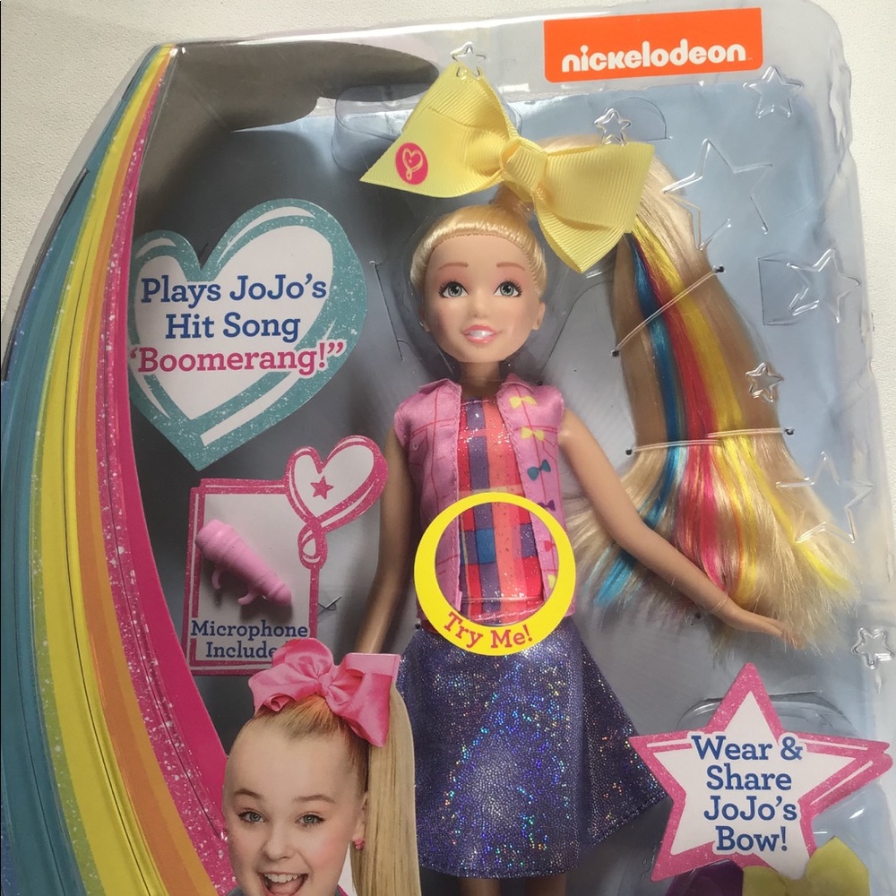 JOJO SIWA Singing Doll 10” Singing Boomerang